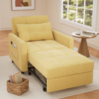 Canapé-lit convertible 3-en-1, Canapé-chaise dépliable, Lit pliant convertible pour salon