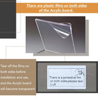 Meuble TV avec cheminée électrique non chauffante de 34,2", meuble de divertissement avec lumières LED, étagères en verre trempé pour TV jusqu'à 75"