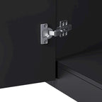 Meuble TV avec cheminée électrique non chauffante de 34,2", meuble de divertissement avec lumières LED, étagères en verre trempé pour TV jusqu'à 75"