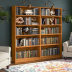 Bibliothèque haute à 5 étagères avec 3 étagères réglables, étagère en bois de 183 cm pour la maison et le bureau