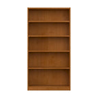 Bibliothèque haute à 5 étagères avec 3 étagères réglables, étagère en bois de 183 cm pour la maison et le bureau