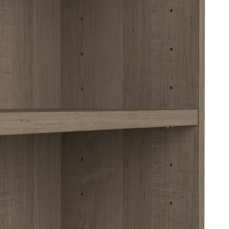 Bibliothèque haute à 5 étagères avec 3 étagères réglables, étagère en bois de 183 cm pour la maison et le bureau