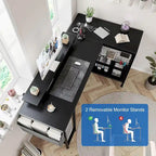Petit bureau de jeu avec prises de courant