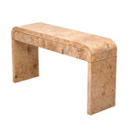 Console de style rétro avec 2 tiroirs de rangement, Table d'entrée moderne, Table de canapé avec pieds minimalistes et élégants pour le salon