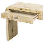 Console de style rétro avec 2 tiroirs de rangement, Table d'entrée moderne, Table de canapé avec pieds minimalistes et élégants pour le salon