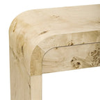 Console de style rétro avec 2 tiroirs de rangement, Table d'entrée moderne, Table de canapé avec pieds minimalistes et élégants pour le salon