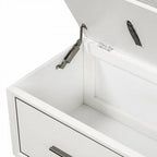 Banc à chaussures avec coussin amovible et rangement dissimulé pour l'organisation de l'entrée et du salon
