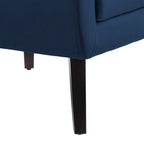 Lot de 2 fauteuils d'appoint en velours pour salon