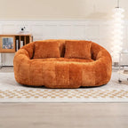 Fauteuil poire paresseux en chenille