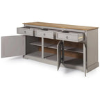 Buffet bas de style rustique 65 po - Collection Corona