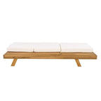 Christopher Knight Home - Ensemble de 2 chaises longues d'extérieur en bois d'acacia Michael