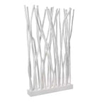 JONATHAN Y Tranquil 39W x 68H Paravent bohème côtier en branches de teck fabriquées à la main, un seul panneau