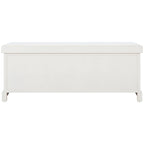 Banc de rangement SAFAVIEH Fiorello avec coussin et 3 tiroirs - 47,3 L x 15 P x 19 H - 47 L x 15 P x 19 H