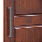 Armoire Palace Imports Cosmo à 3 portes en bois massif à 100 %, avec portes en bois massif ou miroirs