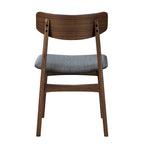 Lot de 2 chaises de salle à manger en bois massif, chaises de cuisine et de salle à manger en bois dur robustes
