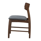 Lot de 2 chaises de salle à manger en bois massif, chaises de cuisine et de salle à manger en bois dur robustes