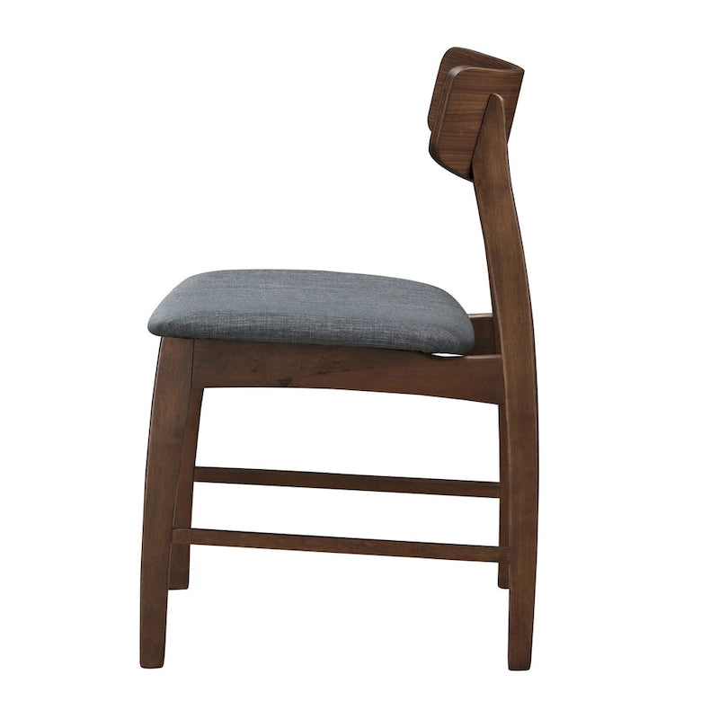 Lot de 2 chaises de salle à manger en bois massif, chaises de cuisine et de salle à manger en bois dur robustes