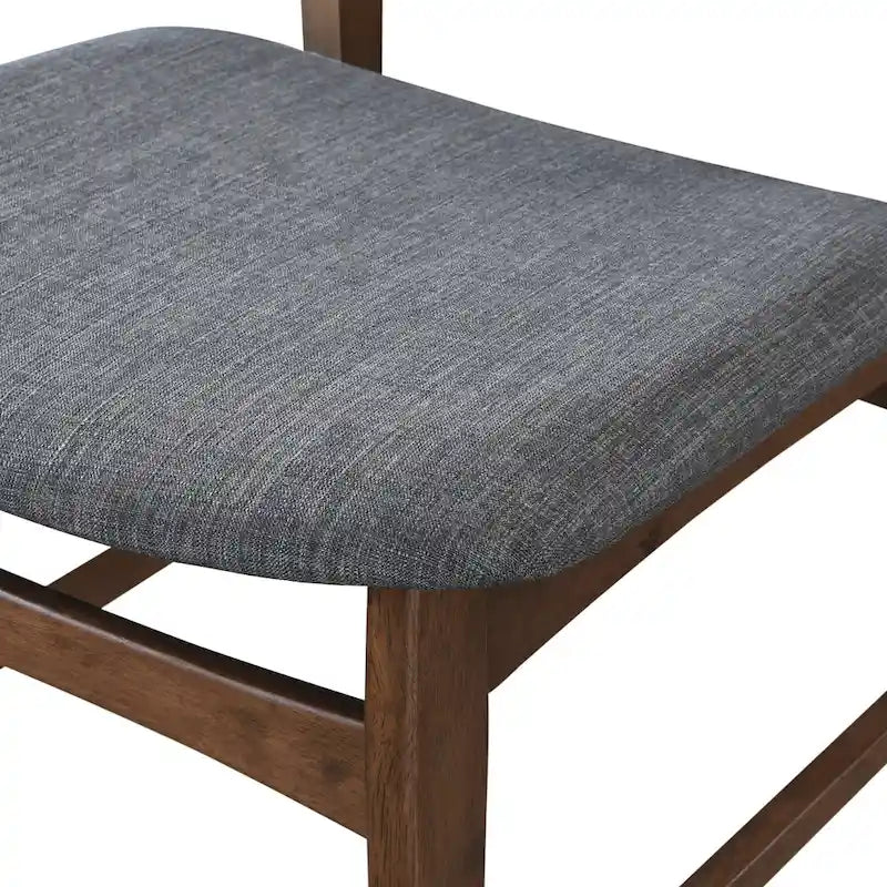 Lot de 2 chaises de salle à manger en bois massif, chaises de cuisine et de salle à manger en bois dur robustes