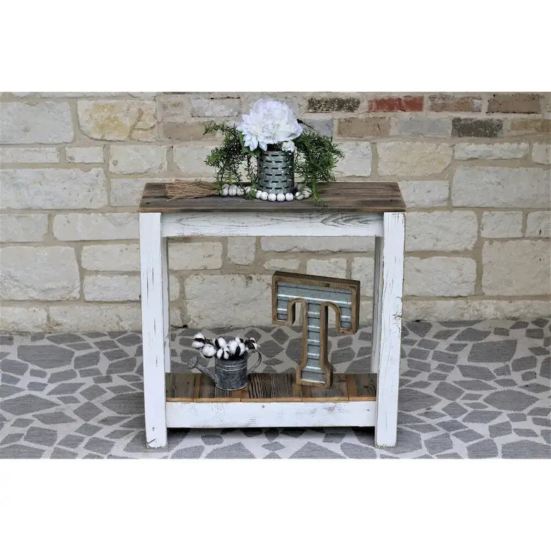 Console Table Combo Blanc 30x10x30