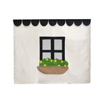 Rideau de lit en coton, jupe de lit rustique pour chambres d'enfants et d'adolescents