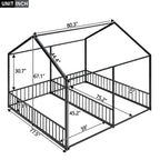 Lits plateforme Metal House Deux lits partagés Deux lits partagés