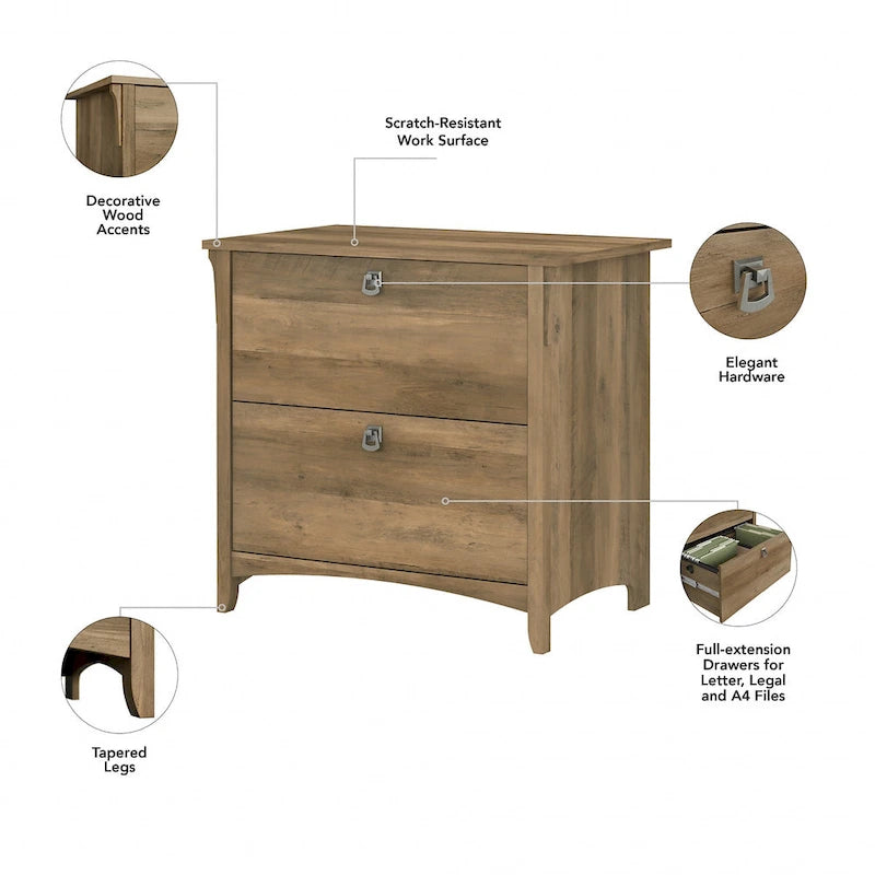 Bureau d'angle en L de 152 cm avec huche, armoire et bibliothèque, poste de travail de bureau à domicile
