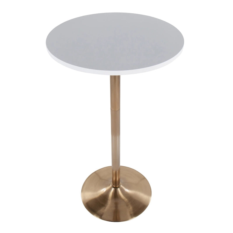 Table d'appoint à hauteur réglable, table basse et table d'appoint 2-en-1 pour salon