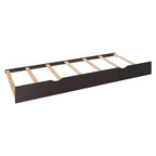 Cadre de lit en bois Queen Size avec armoire intégrée tout-en-un et tête de lit de rangement