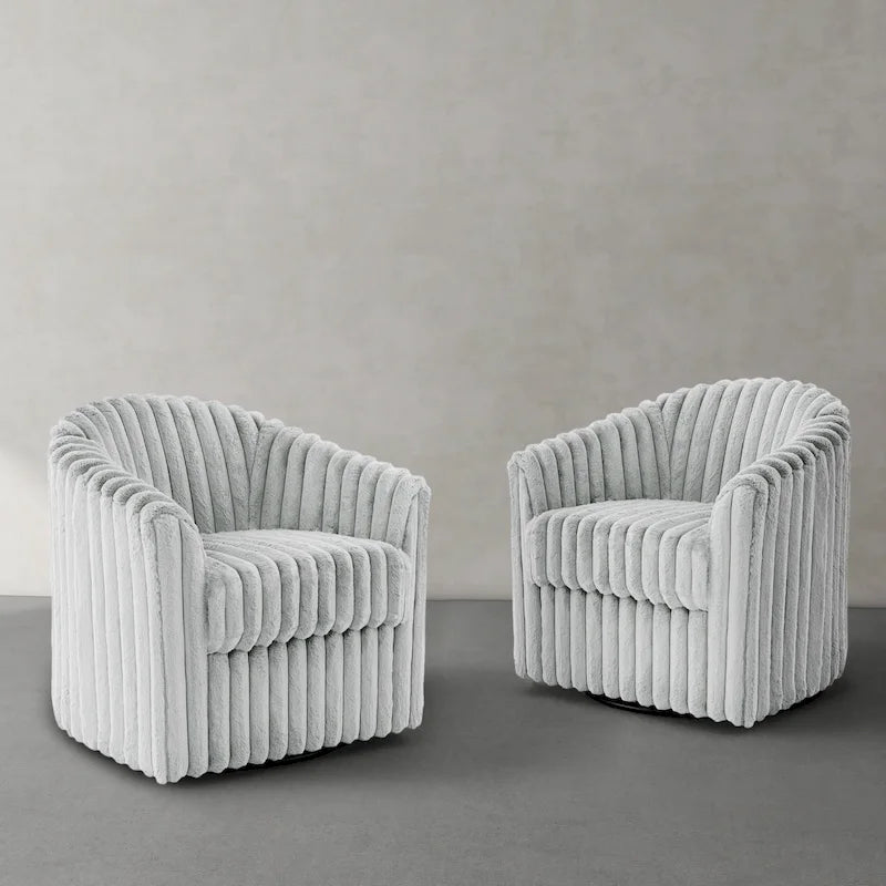 Fauteuil simple pivotant (lot de 2)