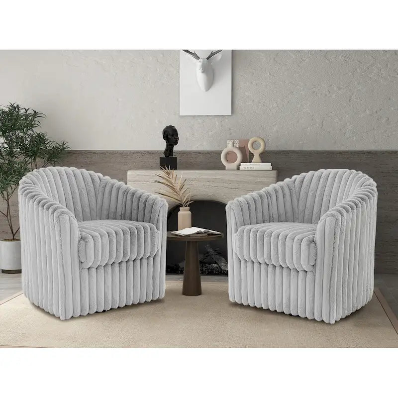 Fauteuil simple pivotant (lot de 2)