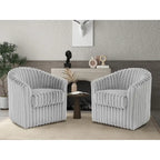 Fauteuil simple pivotant (lot de 2)