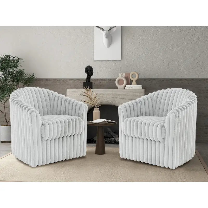 Fauteuil simple pivotant (lot de 2)