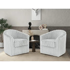 Fauteuil simple pivotant (lot de 2)
