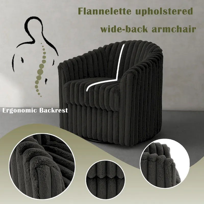 Fauteuil simple pivotant (lot de 2)