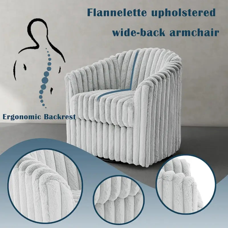 Fauteuil simple pivotant (lot de 2)