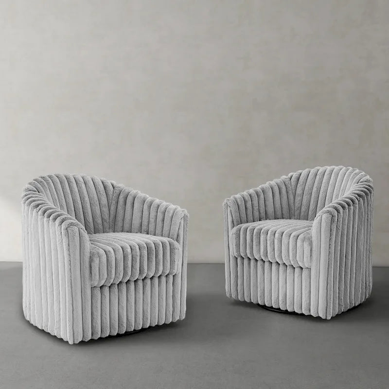 Fauteuil simple pivotant (lot de 2)