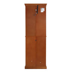 Vitrine Curio Éclairée avec Étagères Réglables, Portes en Verre Trempé (Ampoule E26 non incluse)
