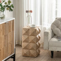 23,62 cm de hauteur Table basse rétro à motif gaufré en 3D Meubles rétro