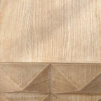 23,62 cm de hauteur Table basse rétro à motif gaufré en 3D Meubles rétro