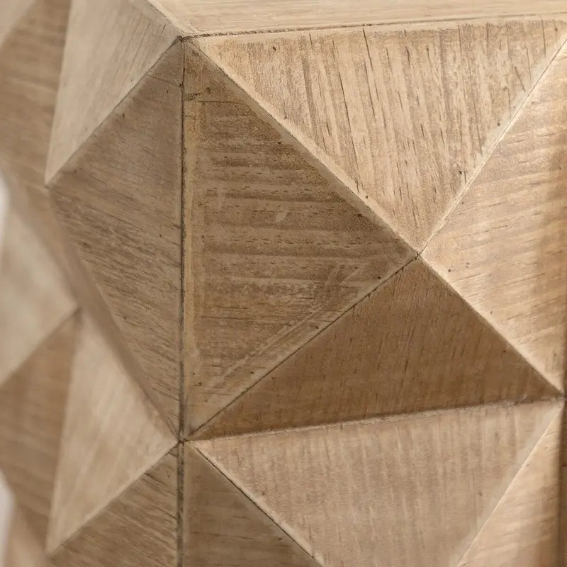 23,62 cm de hauteur Table basse rétro à motif gaufré en 3D Meubles rétro