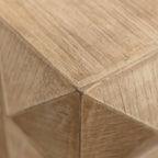 23,62 cm de hauteur Table basse rétro à motif gaufré en 3D Meubles rétro