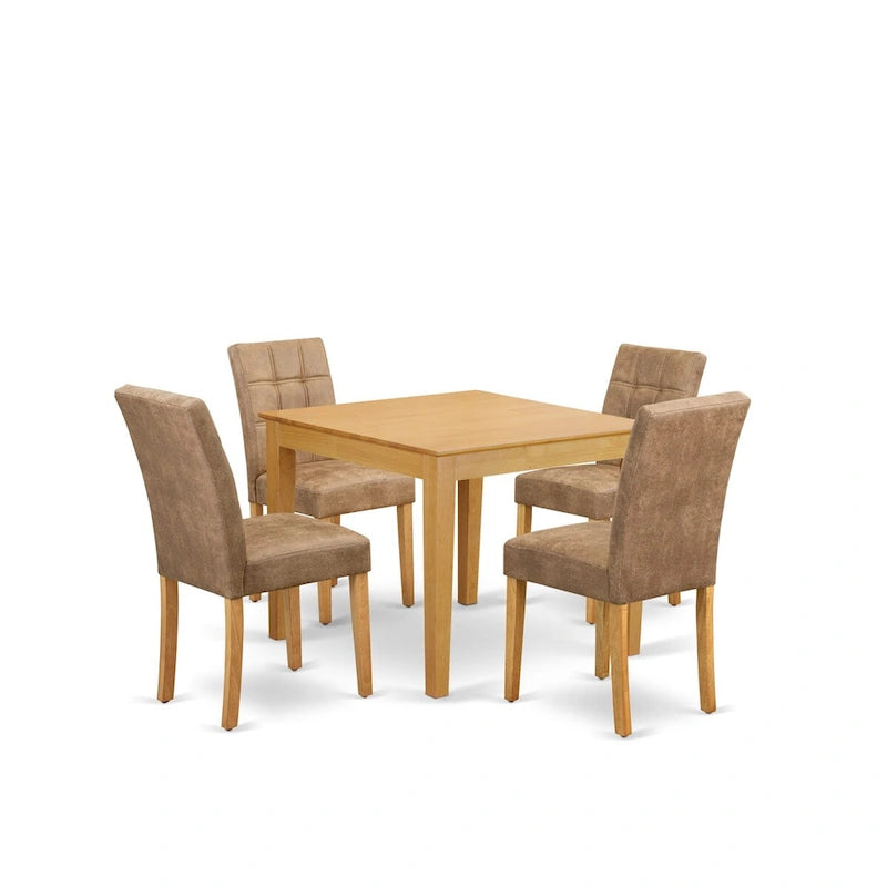 Ensemble table de dînette compacte avec chaises, salle à manger de cuisine peu encombrante pour petits espaces