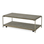 Ensemble de 3 tables basses et 2 tables d'appoint