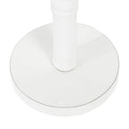 Table d'appoint sur pied avec plateau rond et base tournée, table d'appoint de style rustique