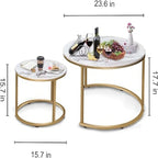 Table basse gigogne rustique
