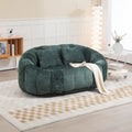 Canapé pouf, canapé paresseux, fauteuil inclinable confortable et durable, fauteuil pouf à dossier haut pour adultes et enfants, intérieur et extérieur