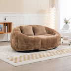 Canapé pouf, canapé paresseux, fauteuil inclinable confortable et durable, fauteuil pouf à dossier haut pour adultes et enfants, intérieur et extérieur