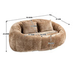 Canapé pouf, canapé paresseux, fauteuil inclinable confortable et durable, fauteuil pouf à dossier haut pour adultes et enfants, intérieur et extérieur