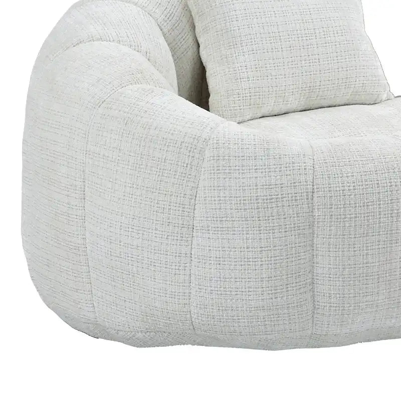 Canapé pouf, canapé paresseux, fauteuil inclinable confortable et durable, fauteuil pouf à dossier haut pour adultes et enfants, intérieur et extérieur