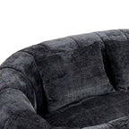 Canapé pouf, canapé paresseux, fauteuil inclinable confortable et durable, fauteuil pouf à dossier haut pour adultes et enfants, intérieur et extérieur